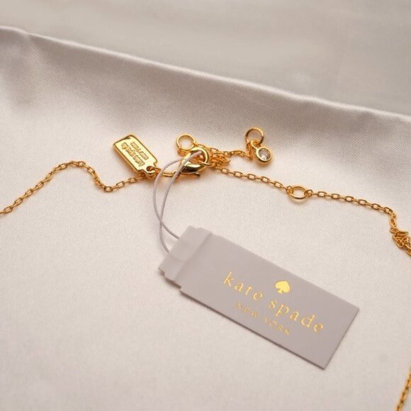 Kate Spade Gold Red Multi Little Ladybug Mini Pendant Necklace NEW - Picture 7 of 9